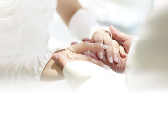 二人の決意を確認します結婚意思の“確認”